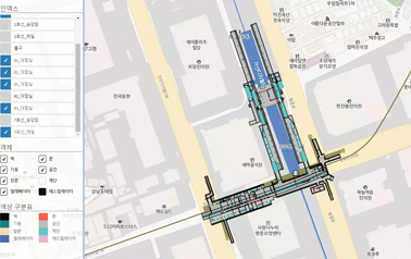 Integrating indoor spatial data with  2D/3D map